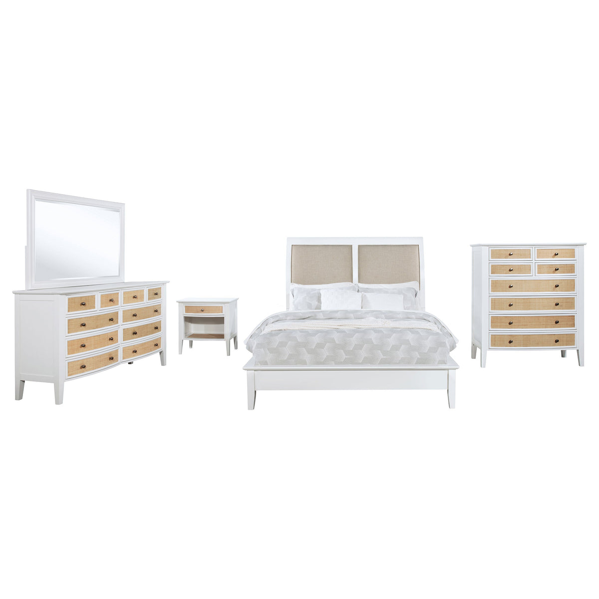 Bexhill 5-piece Bedroom Set White