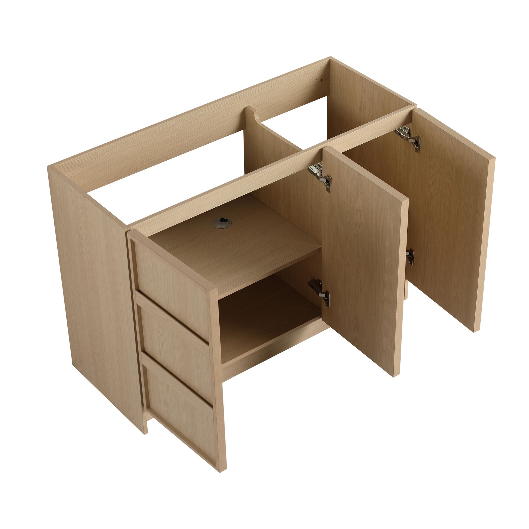 Freestanding Bathroom Vanity With Soft Close Doors