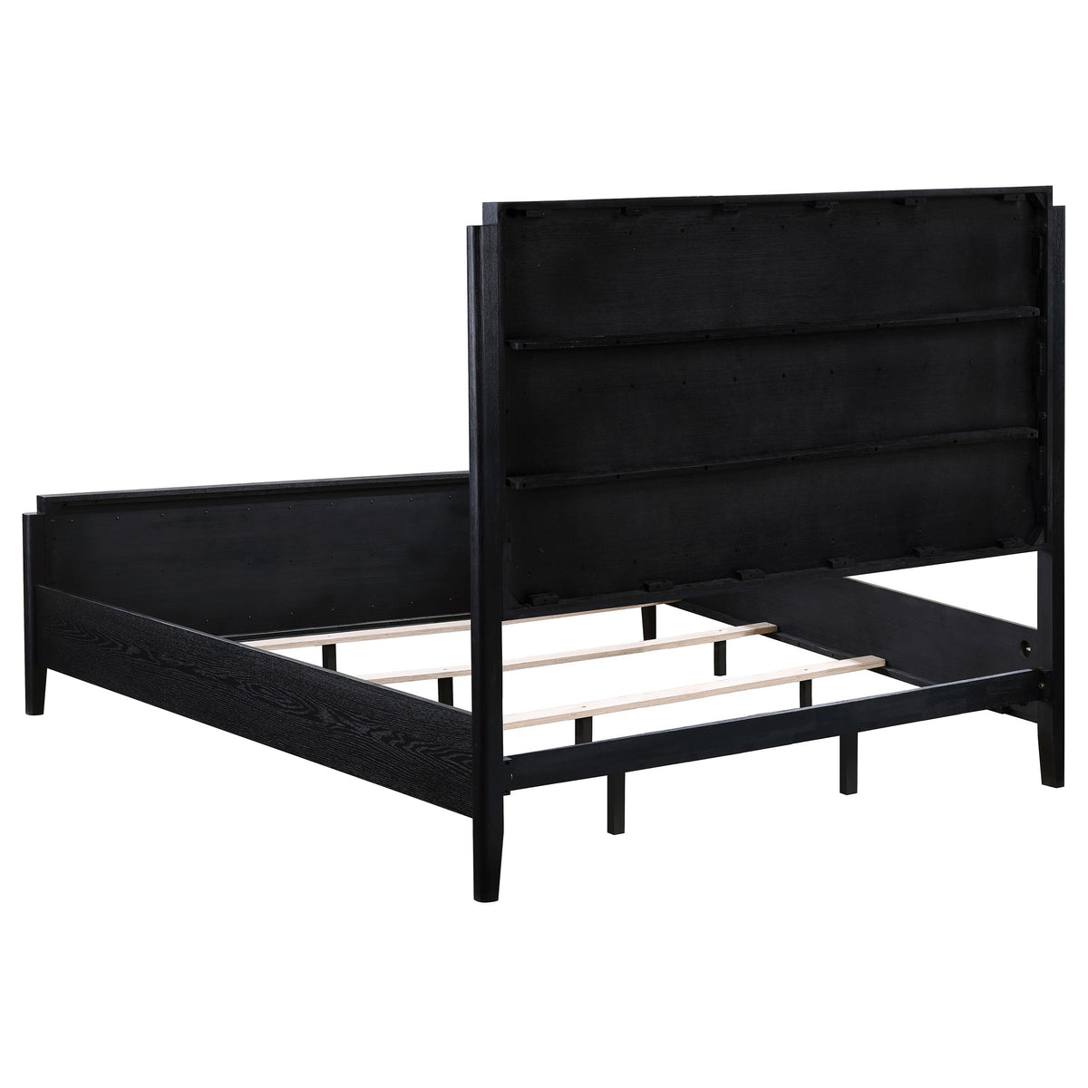 Brookmead 5-piece Upholstered Bedroom Set Black