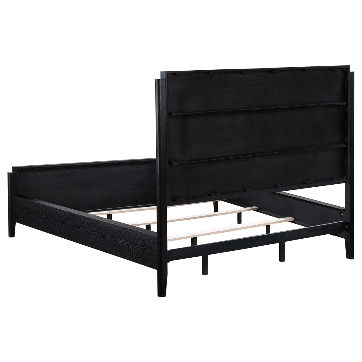 Brookmead 4-piece Upholstered Bedroom Set Black