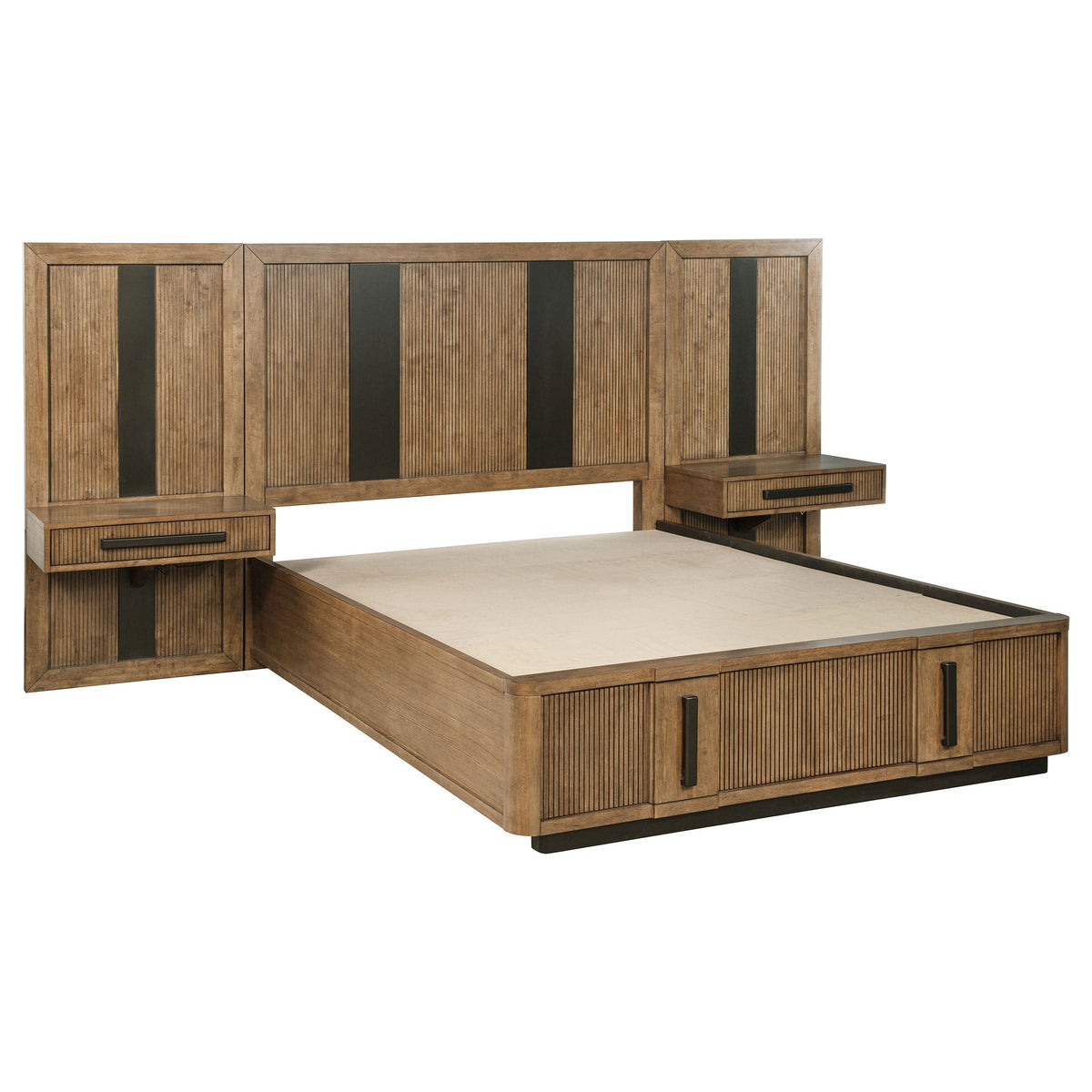 Terrace 6-piece Panel Bedroom Set Ash Brown