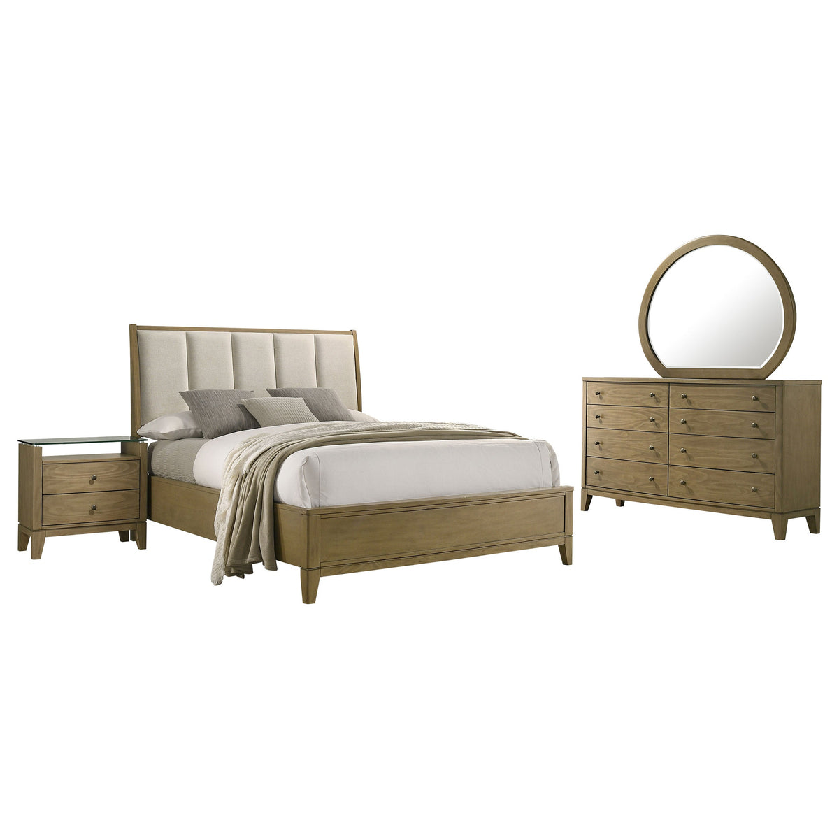 Granada 4-piece Bedroom Set Natural Pine