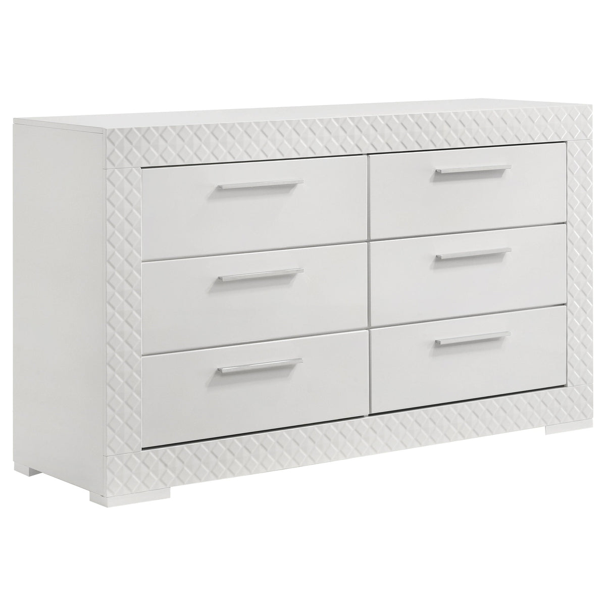 Ives 5-piece Bedroom Set White High Gloss