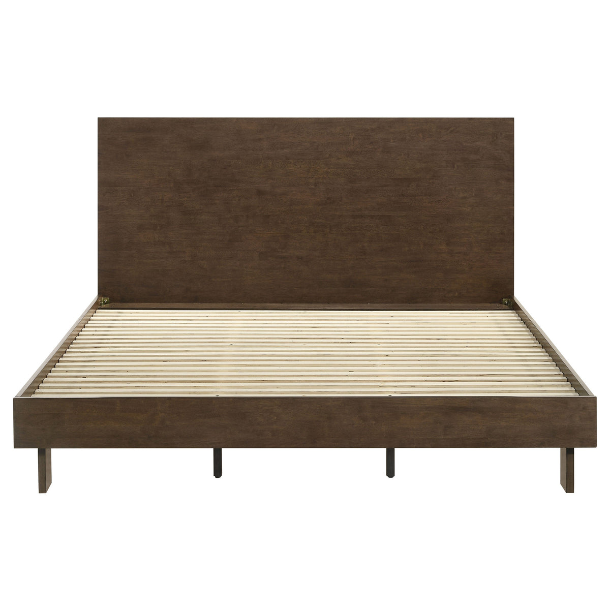 Glenwood 48-inch Platform Panel Bed Warm Brown