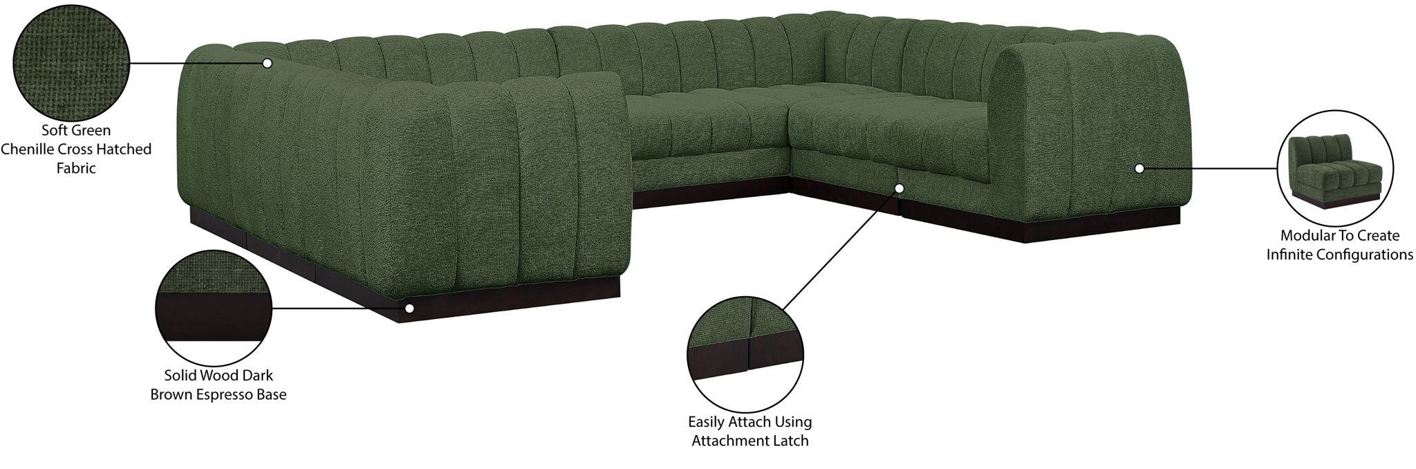 Quinn - 8 Piece Modular Sectional