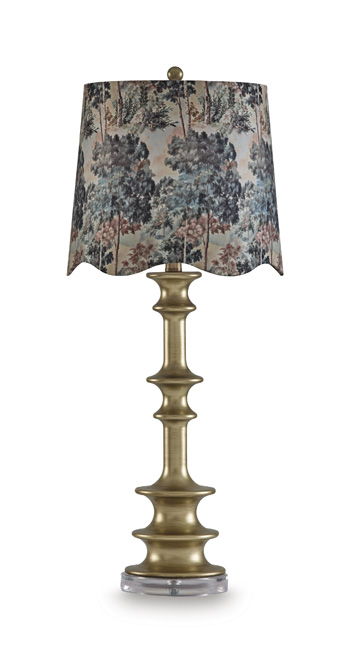 Jaystower - Poly Table Lamp - Antique Gold Color