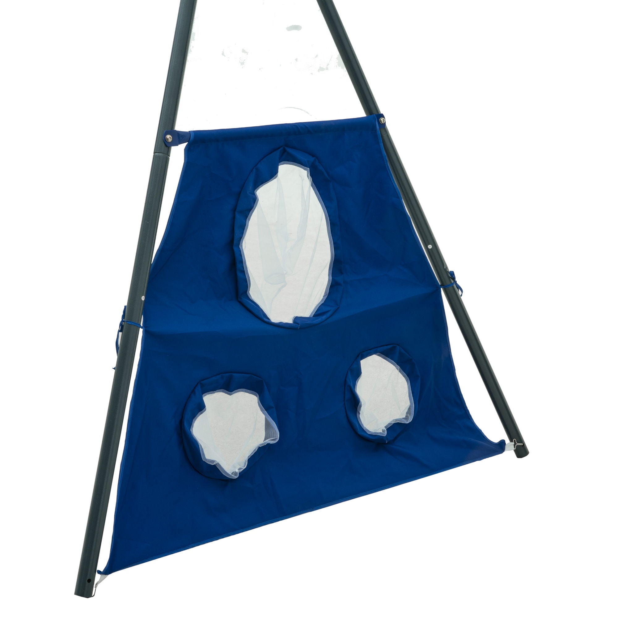 Interesting Six Function Swingset With Net Swing Metal Plastic Safe Swing Set 440Lbs For Outdoor Playground For Age 3+ With 31.5" Net Swing - /