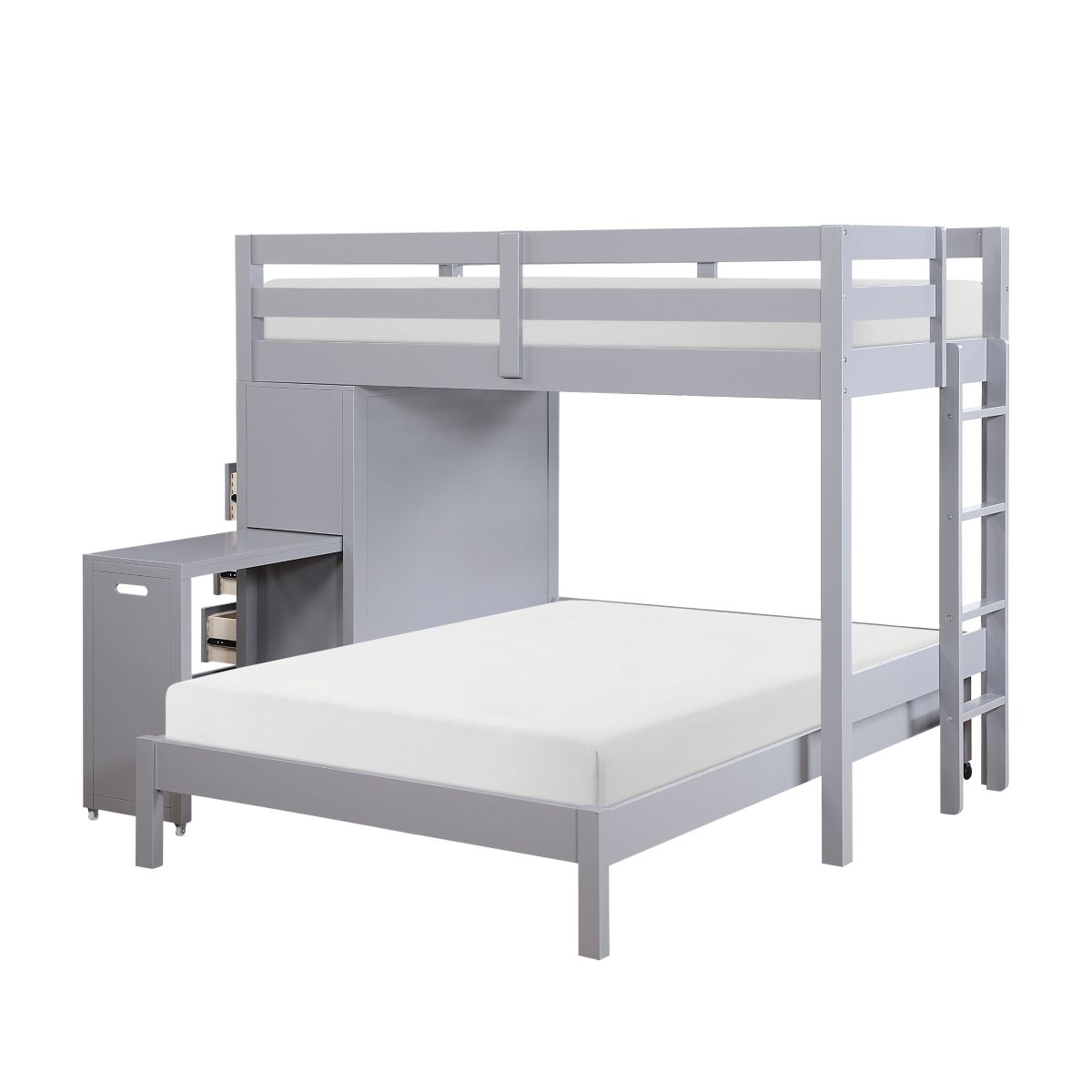 Sloane - Loft Bunk Bed With Chest And Hidden Desk