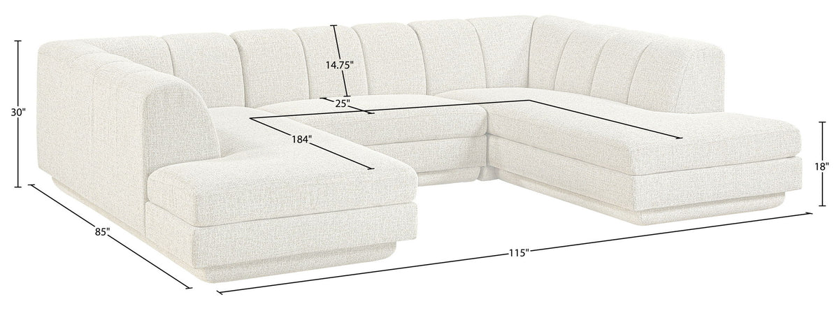 Modari - Sectional - Cream