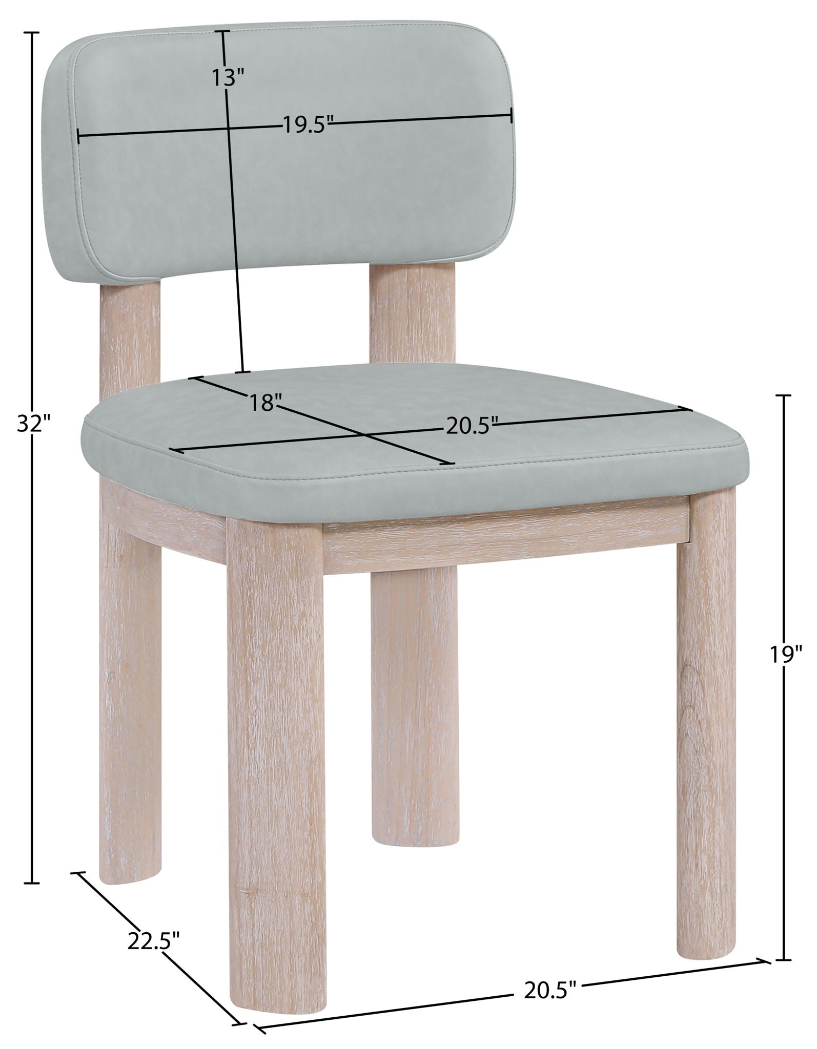 Paloma - Faux Leather Upholstered Dining Chair (Set of 2)