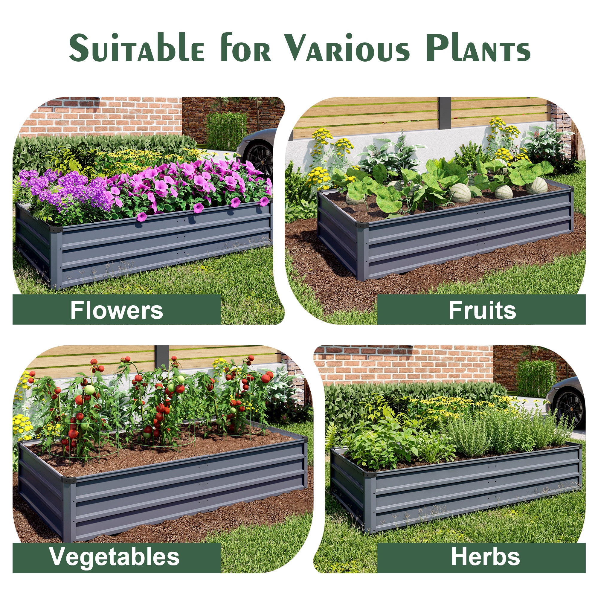 Large Garden Bed For Outdoor
