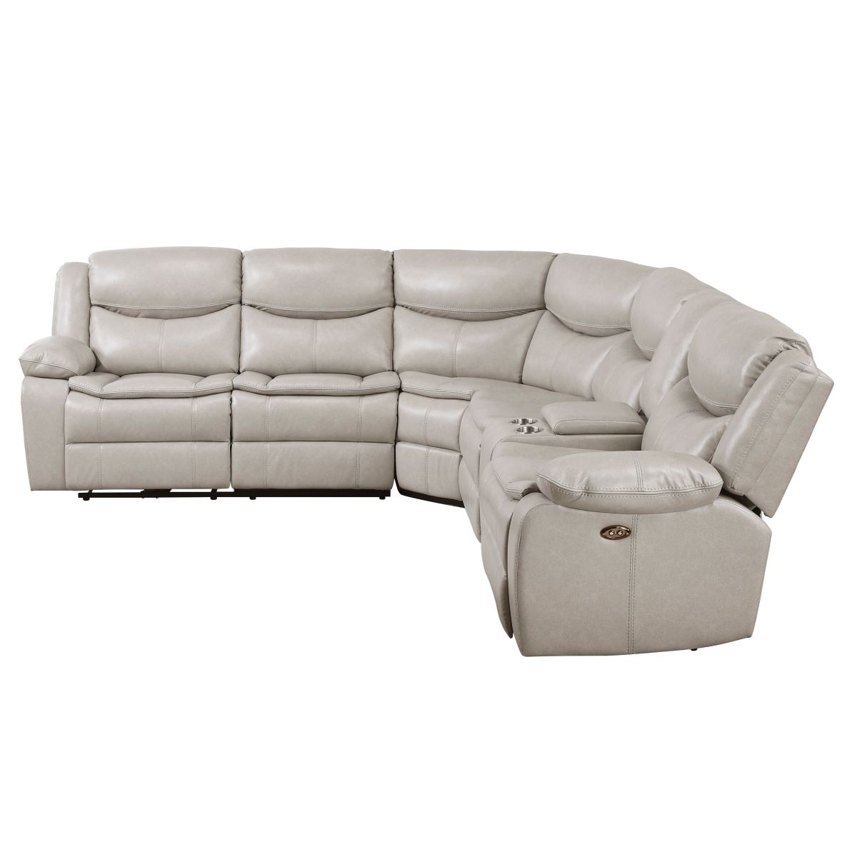 Fargo - 3 Piece Power Reclining Sectional With Right Console