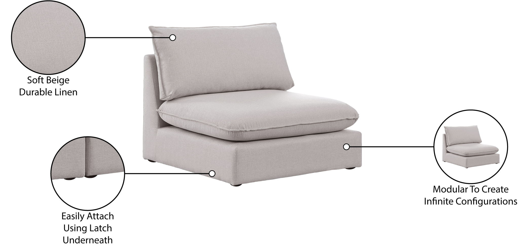 Mackenzie - Armless Chair