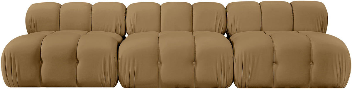 Orin - Velvet 3 Piece Modular Sofa