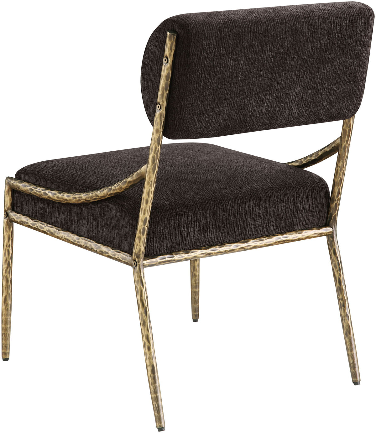Bastille - Upholstered Dining Side Chair (Set of 2) - Brass Frame