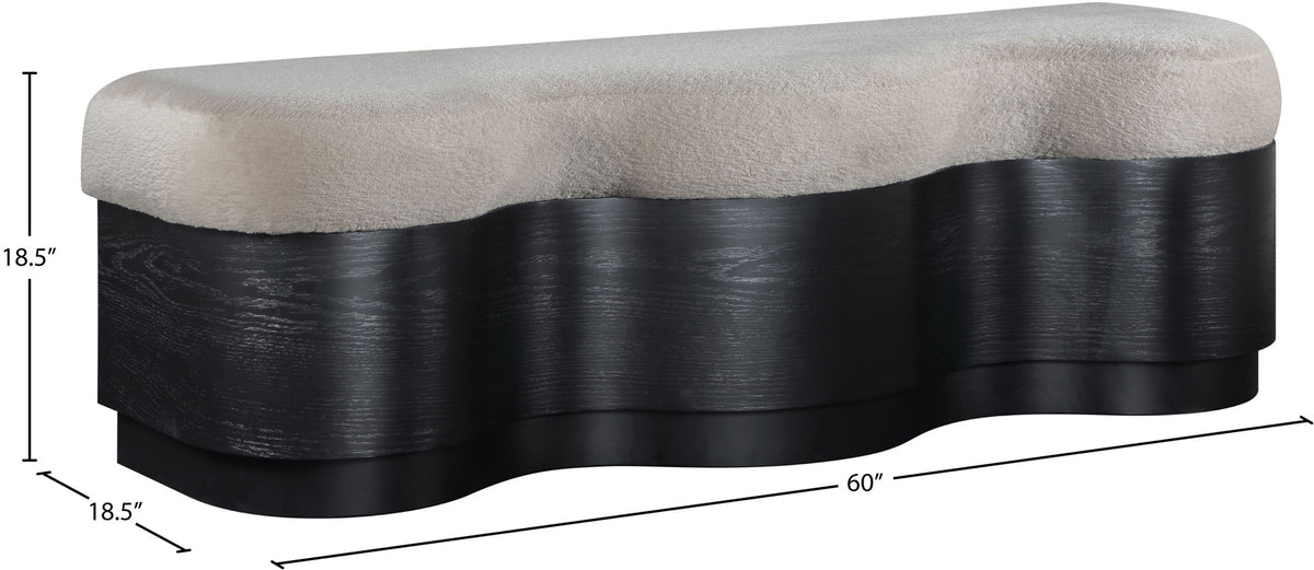 Savoy - Bench With Black Base