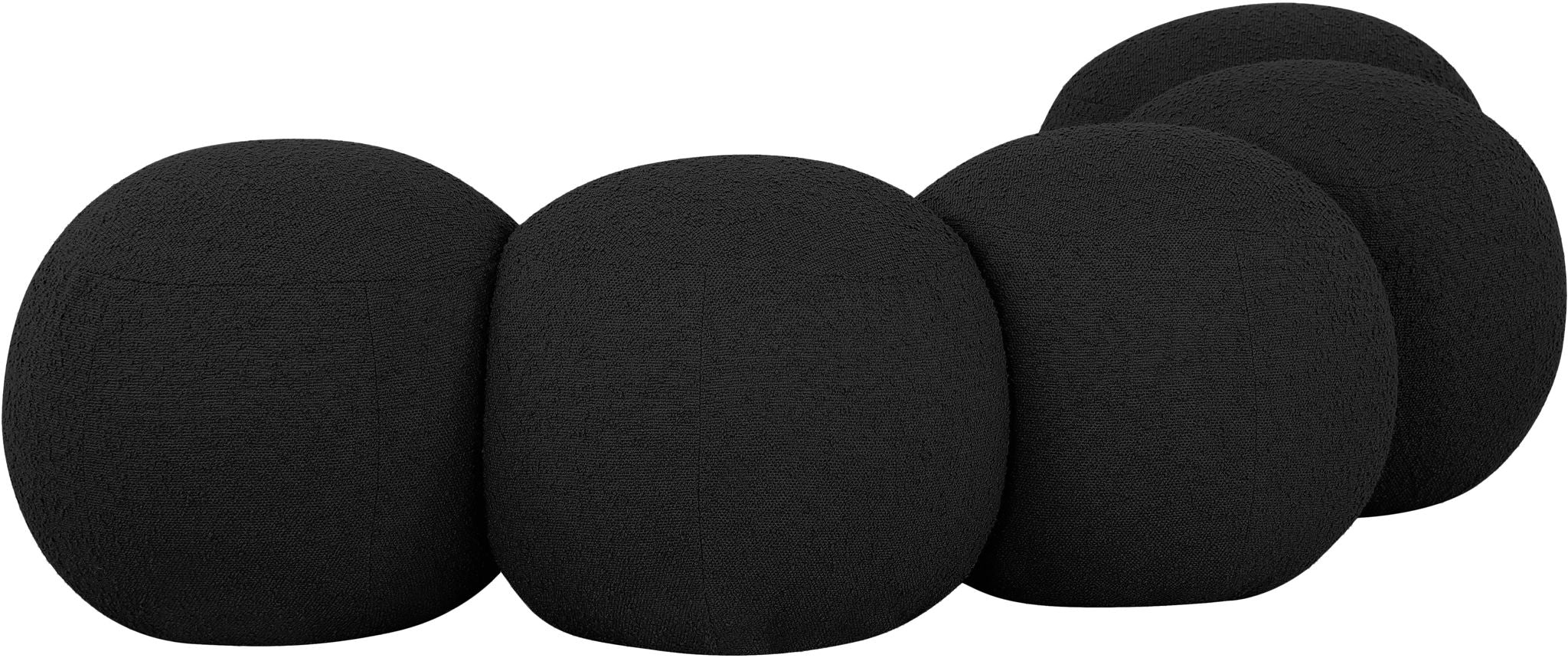 Apollo - Boucle Fabric Bench