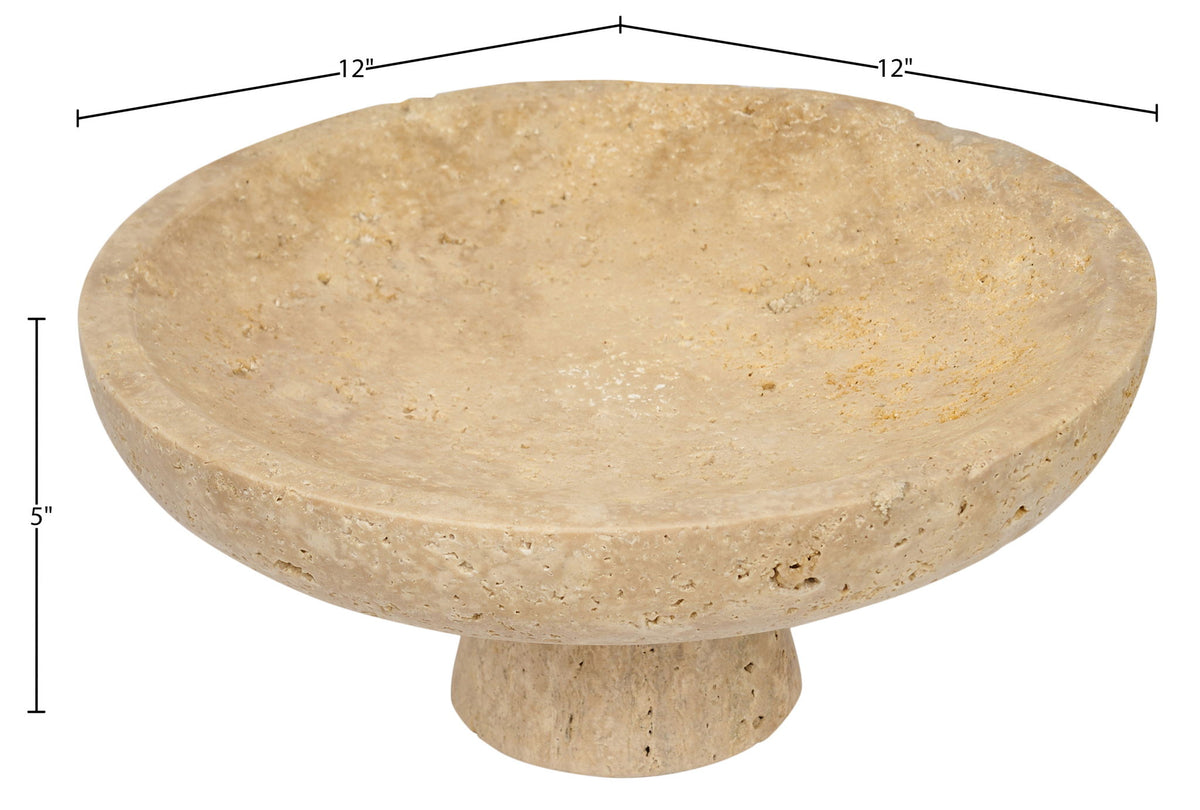 Simpson - Travertine Bowl