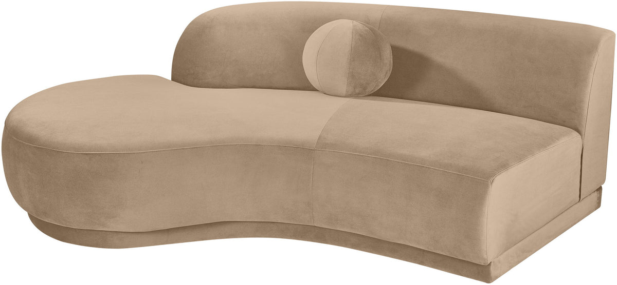 Avra - 86" Velvet Performance Fabric Upholstered Sofa