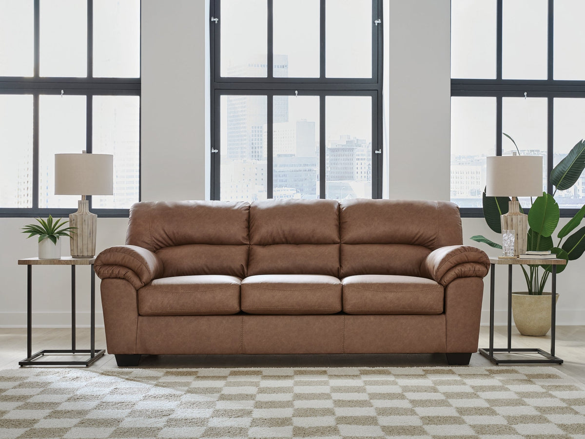 WillowBend Caramel Sofa