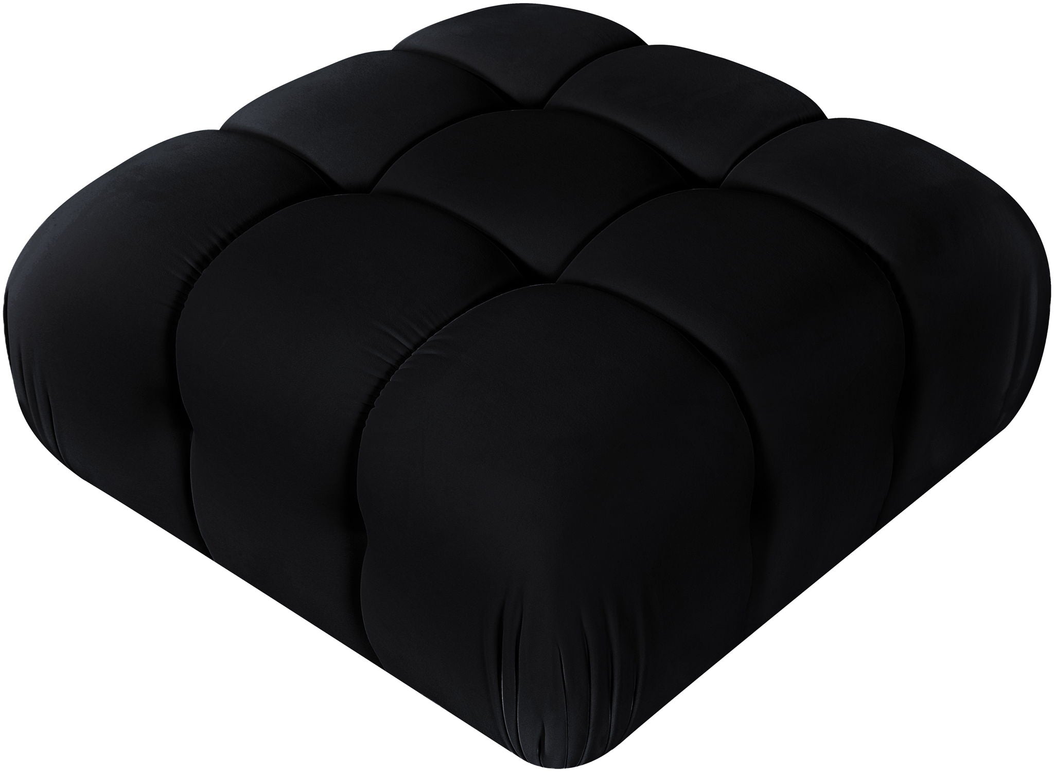 Orin - Velvet Performance Fabric Upholstered Modular Ottoman