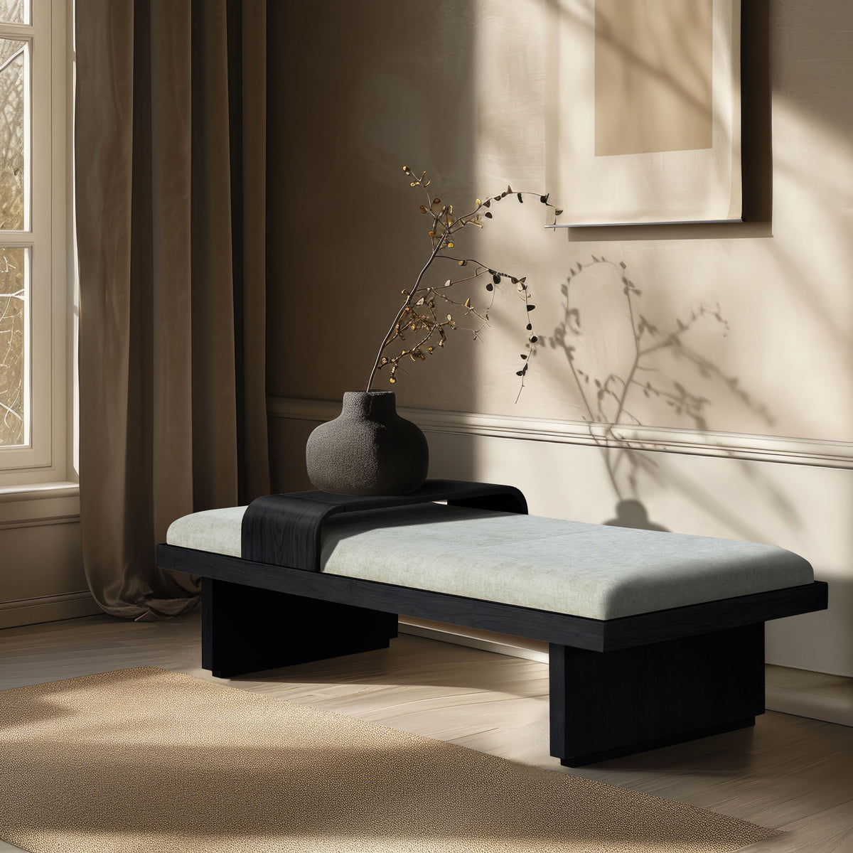 Arlington - Bench - Black Base