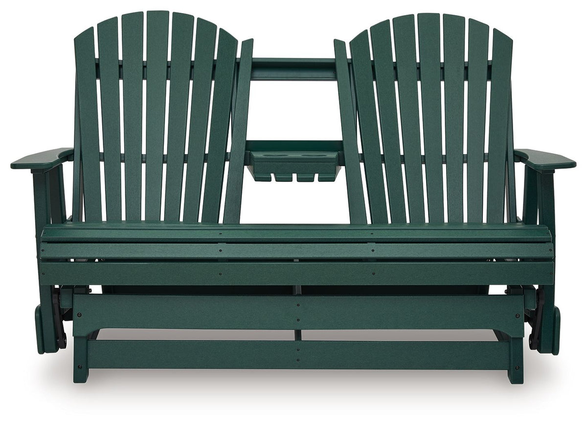 Shell Beach - Loveseat Glider - Green