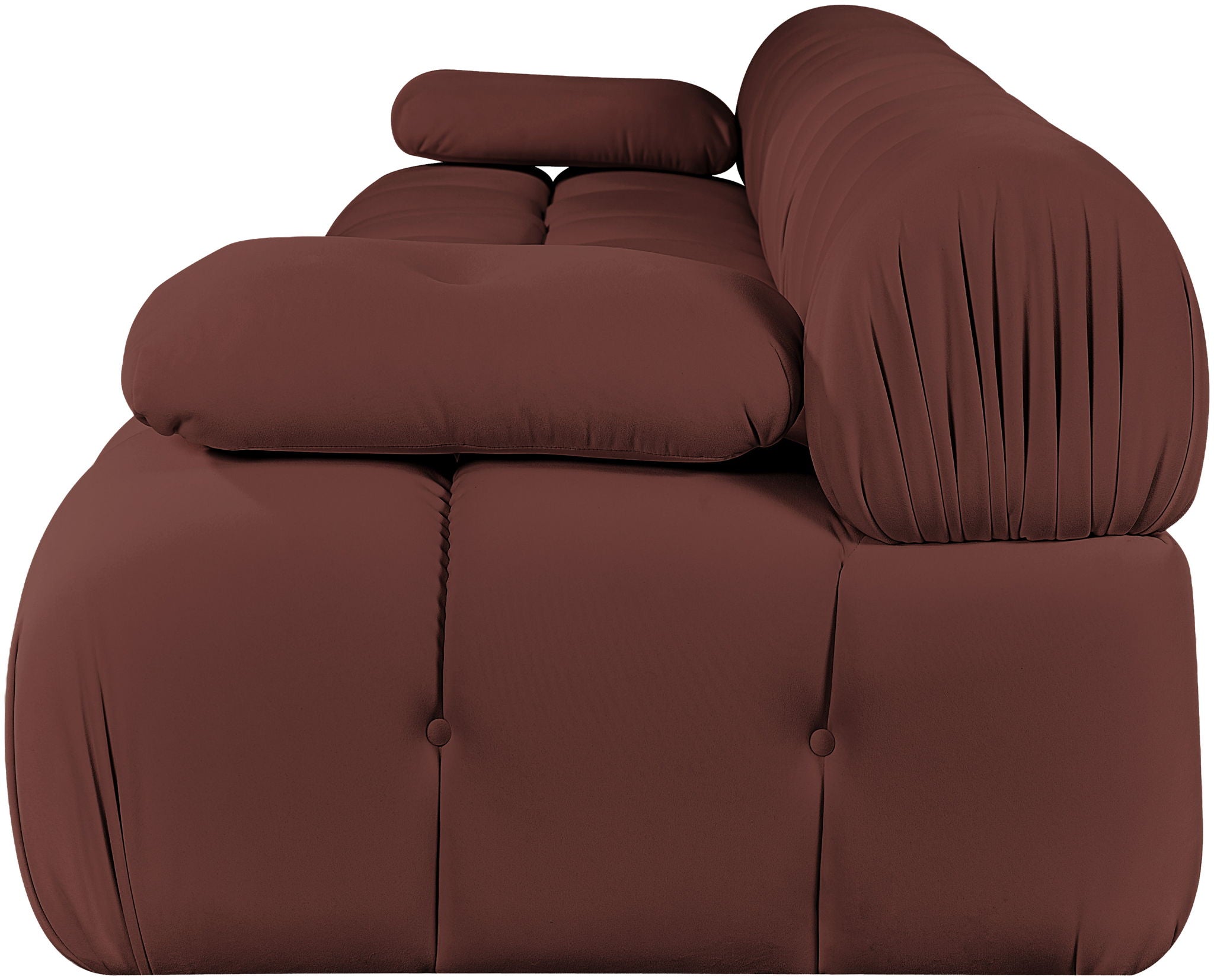 Orin - Velvet 4 Piece Modular Sofa