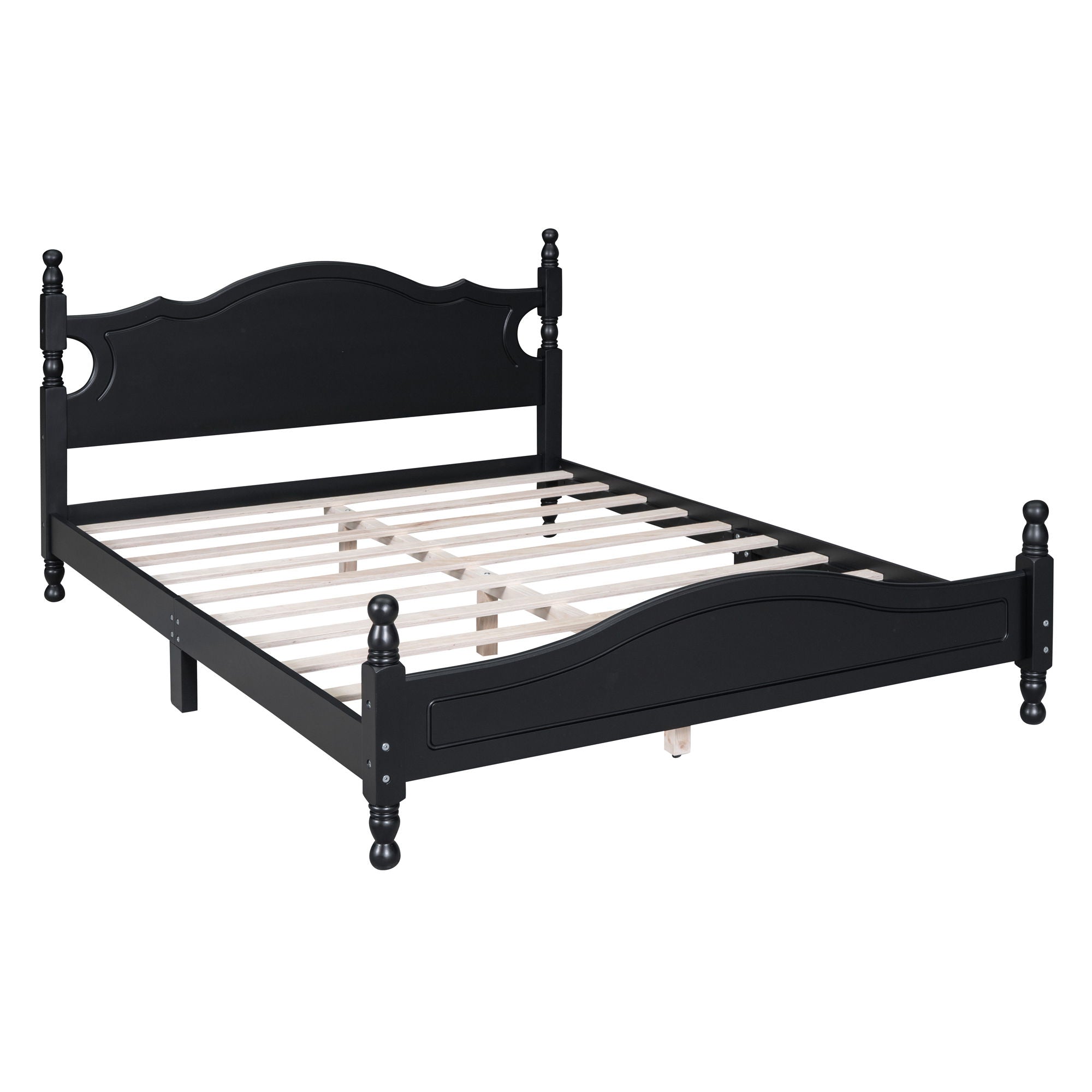 Platform Bed Frame With Slat Support