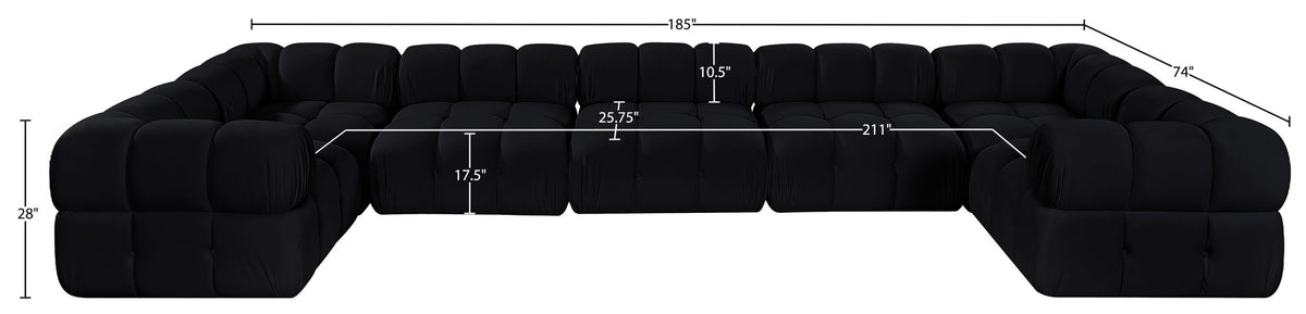 Orin - 7 Piece Modular Sectional (3 Modular Chairs, 4 Corner Chairs)