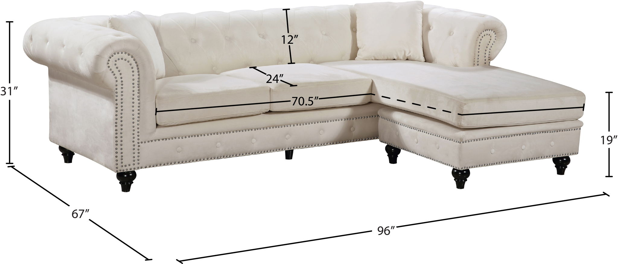 Sabrina - Reversible Sectional