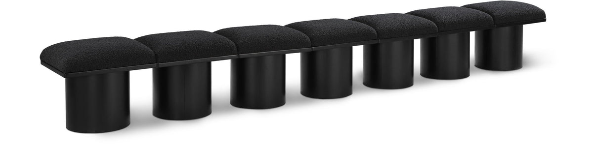 Pavilion - 7 Piece Modular Bench With Black Base