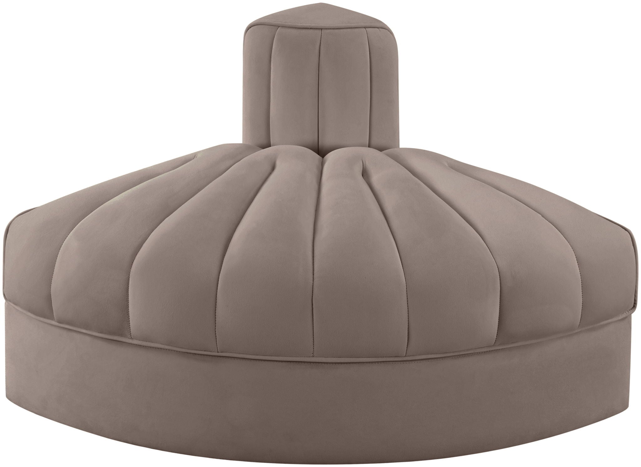 Rummi - Velvet Performance Fabric Upholstered Modular Chair