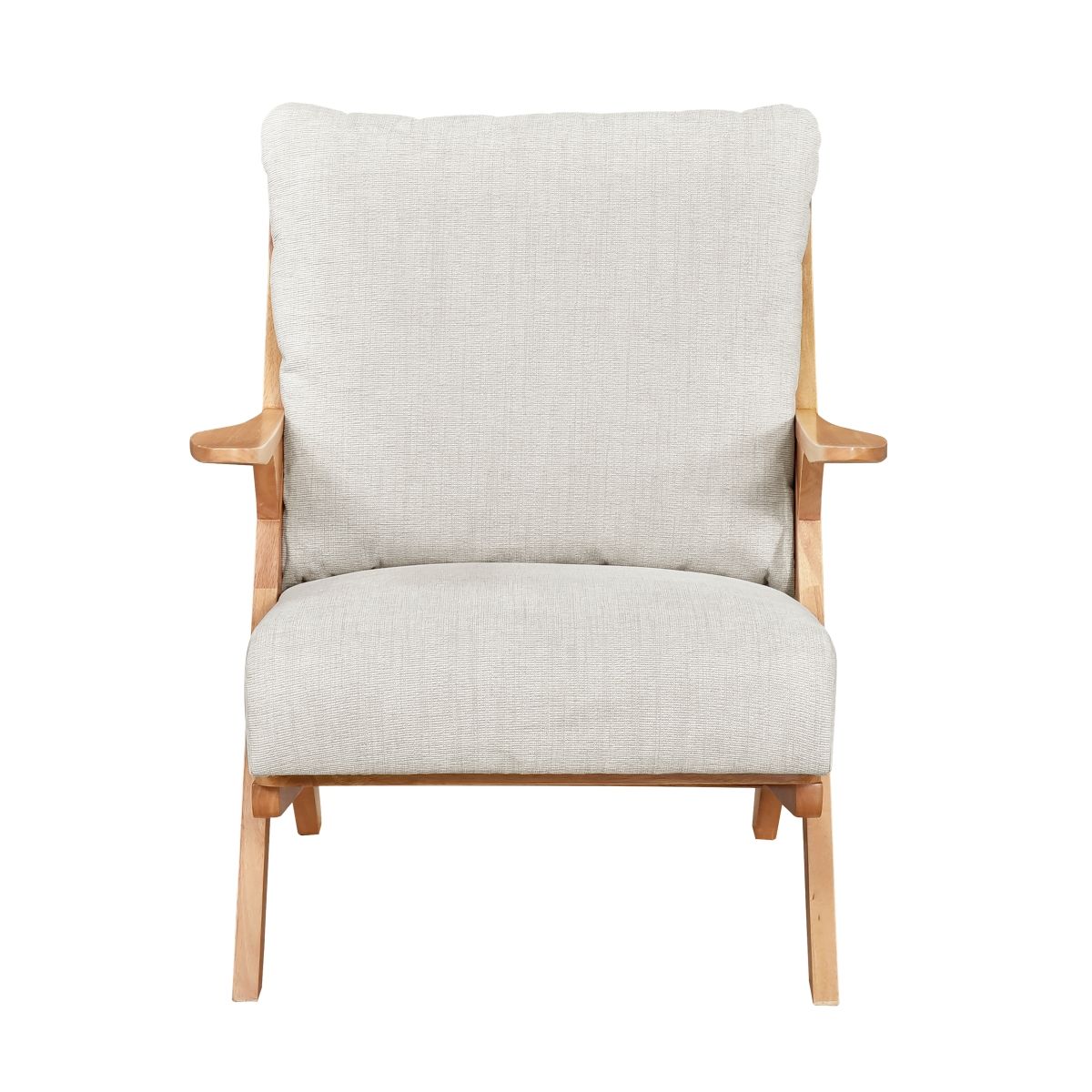 Lennox - Accent Chair - Light Brown Frame