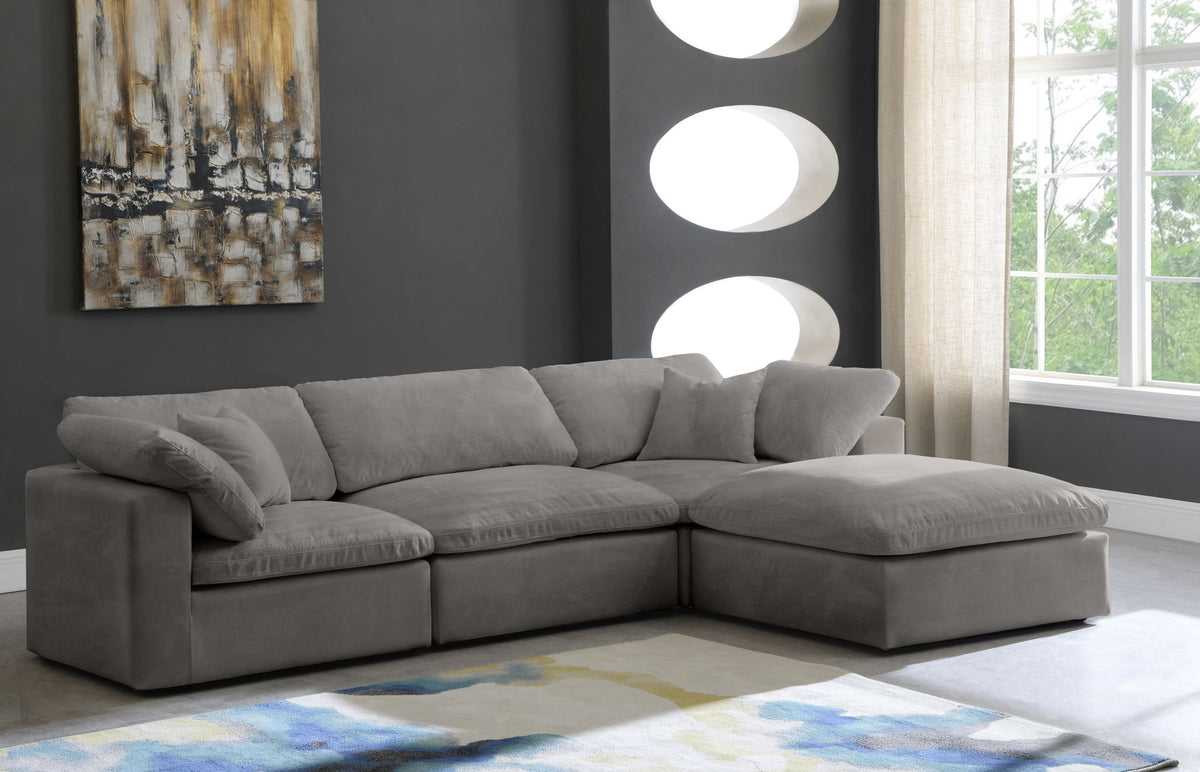 Cozy - 4 Piece Modular Sectional With Chaise