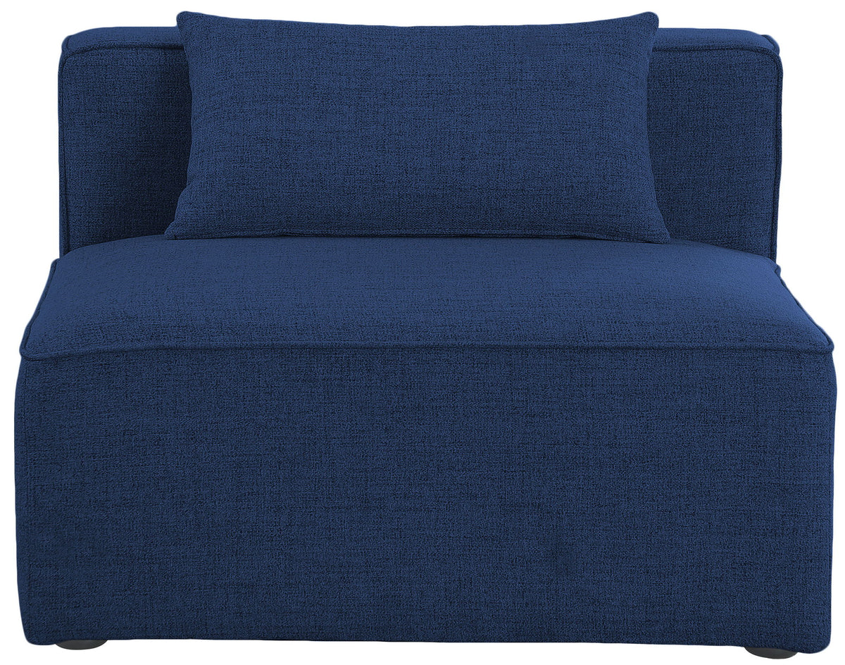 Cube - Linen Armless Chair