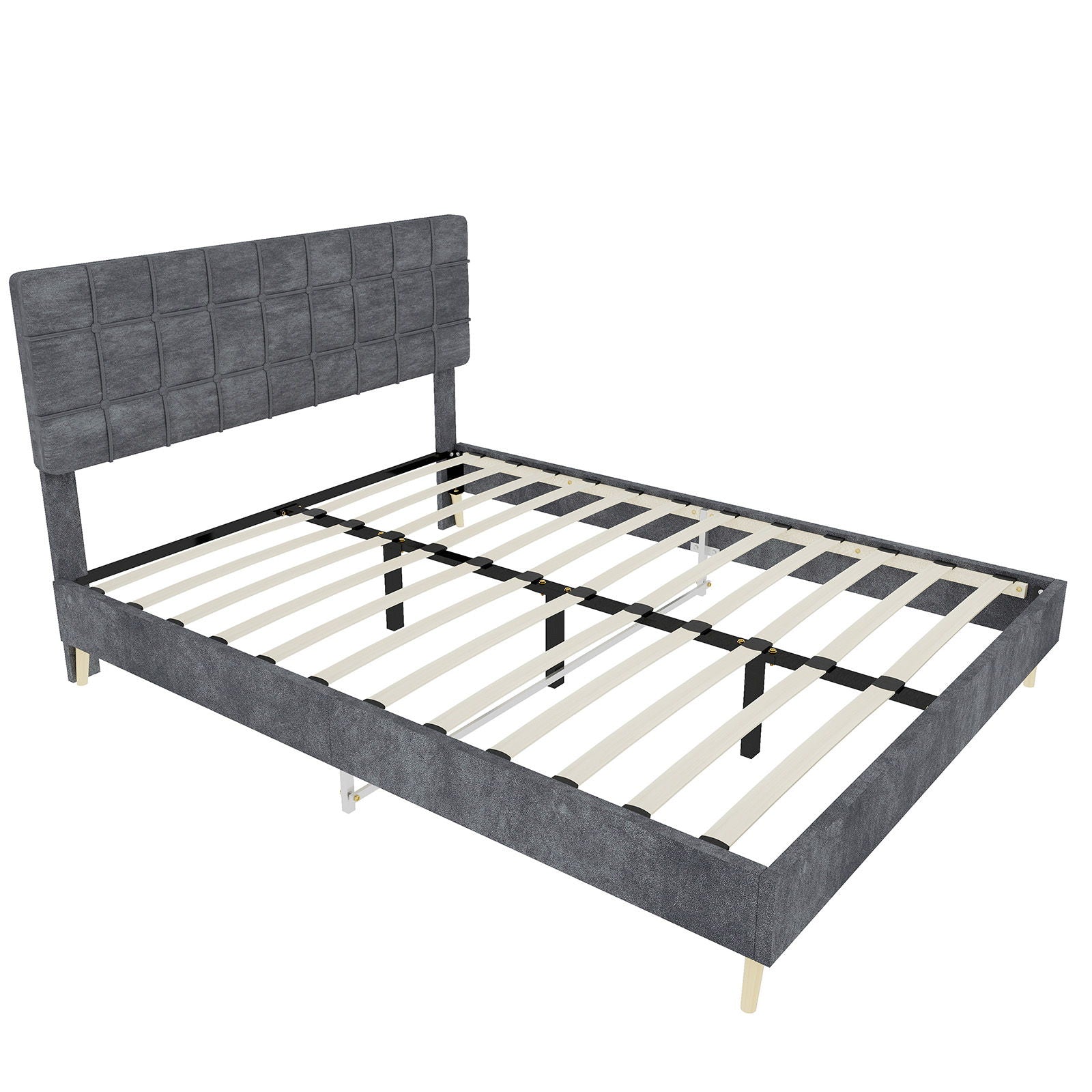 Yungan Lingge Minimalist Soft Pack Headboard Bed