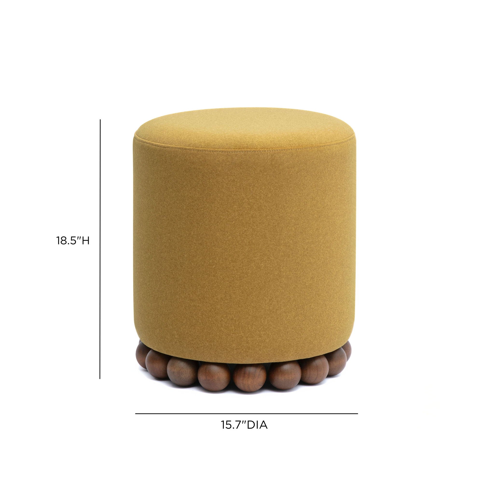 Dex - Performance Vegan Mohair Ottoman