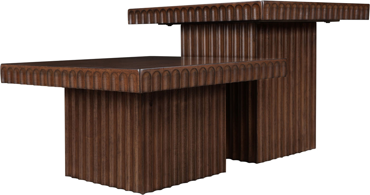 Spencer - Oak Veneer 2 Piece Coffee Table