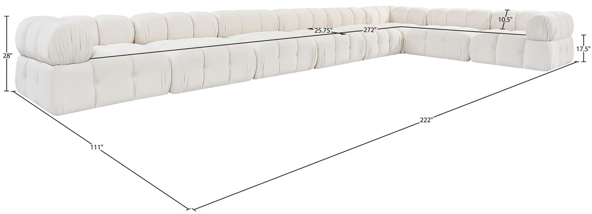 Orin - 8 Piece Modular Sectional (5 Modular Chairs, 3 Corner Chairs)
