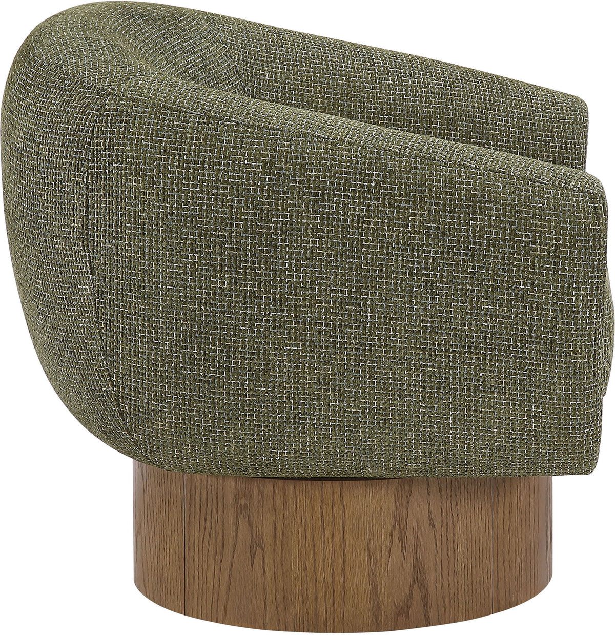 Avella - Interwoven Fabric Swivel Accent Chair