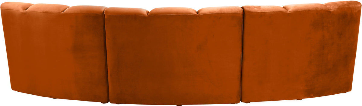 Infinity - 3 Piece Velvet Modular Sectional