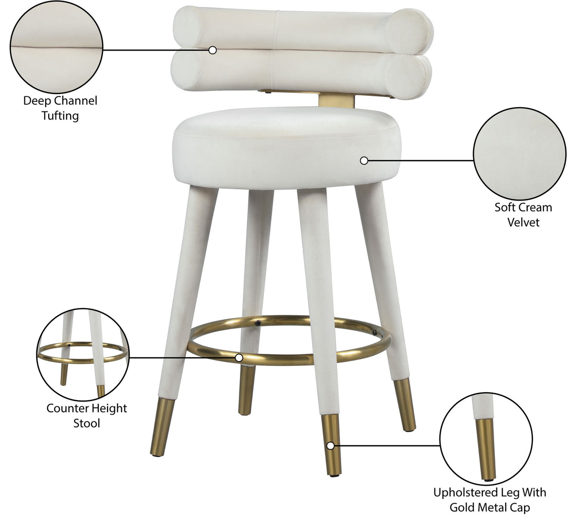Fitzroy - Counter Stool (Set of 2)