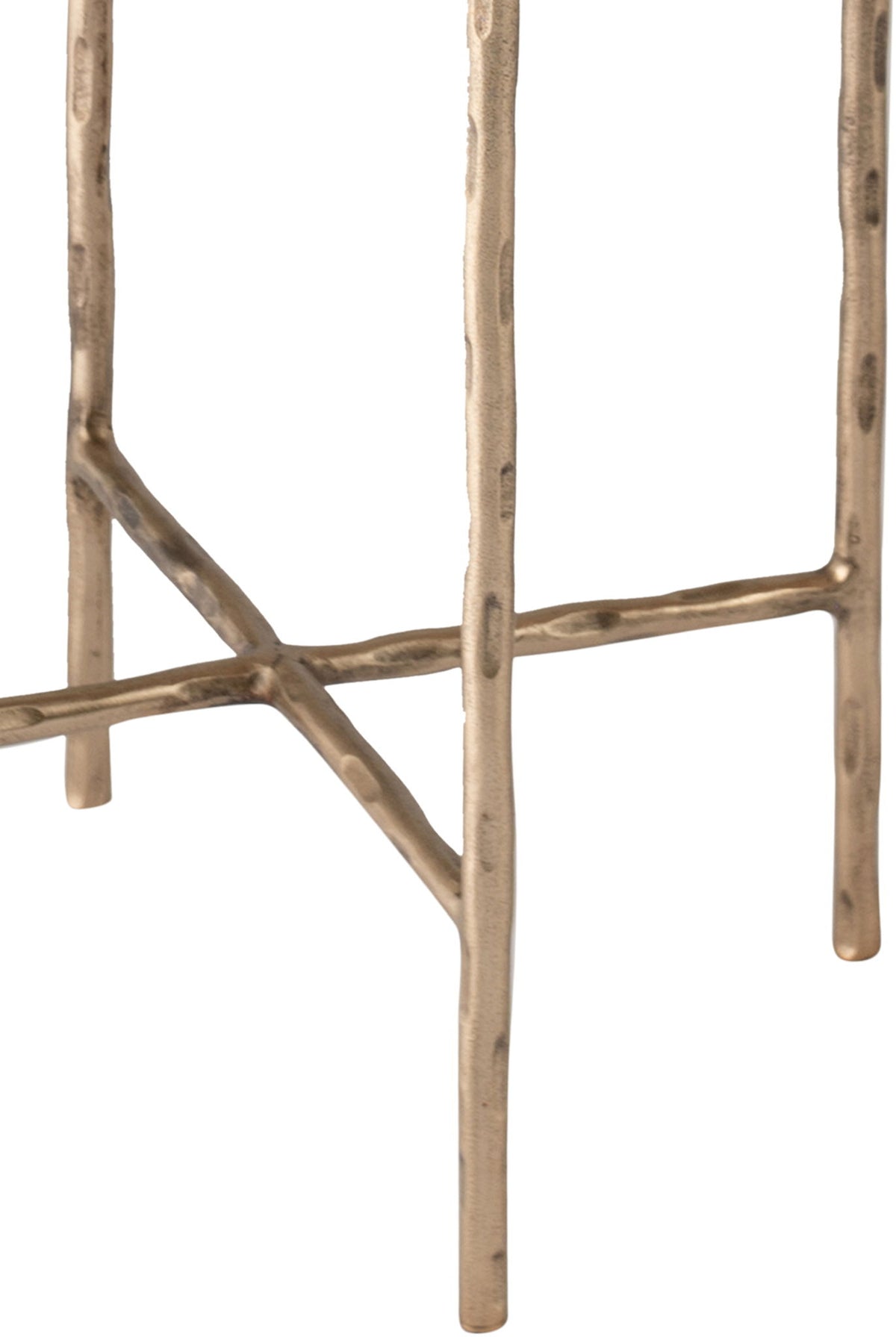 Vetra - Iron Base Bunching End Table - Brass