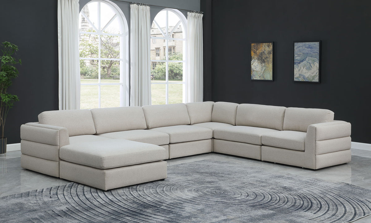 Beckham - 7 Piece Modular Sectional With Chaise