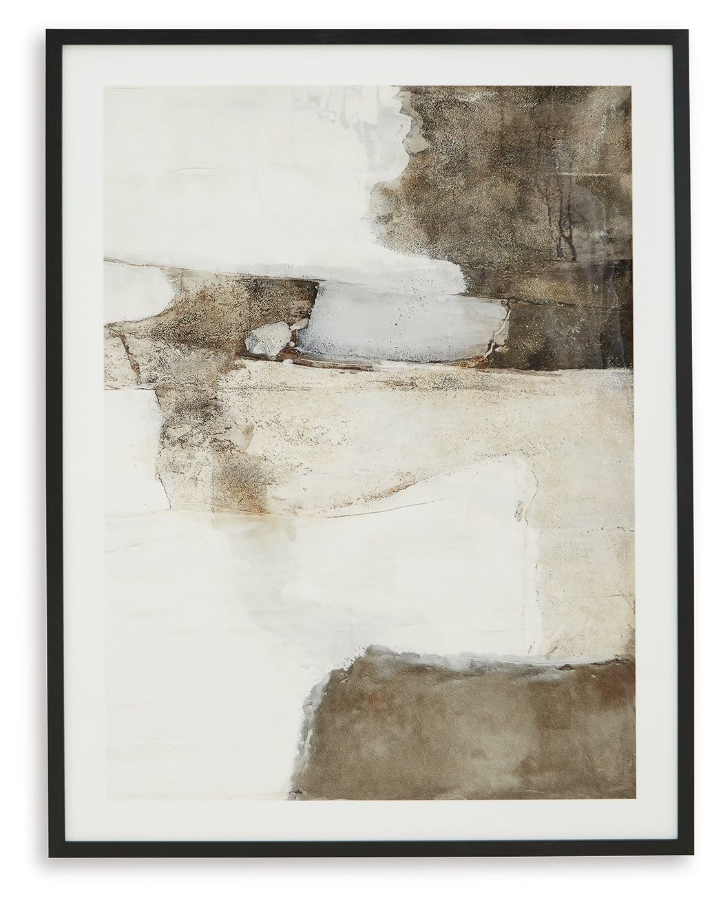 Aldricton - Wall Art - Brown / White