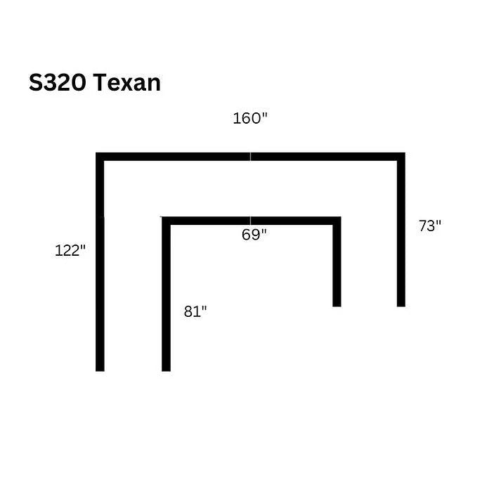320 Texan (Blue)