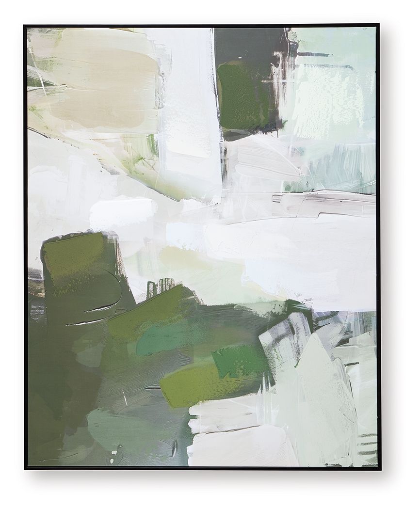 Vinick - Wall Art - Green / Gray / White