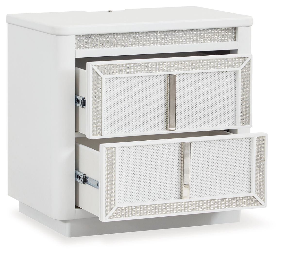 Chalanna - Two Drawer Night Stand - White