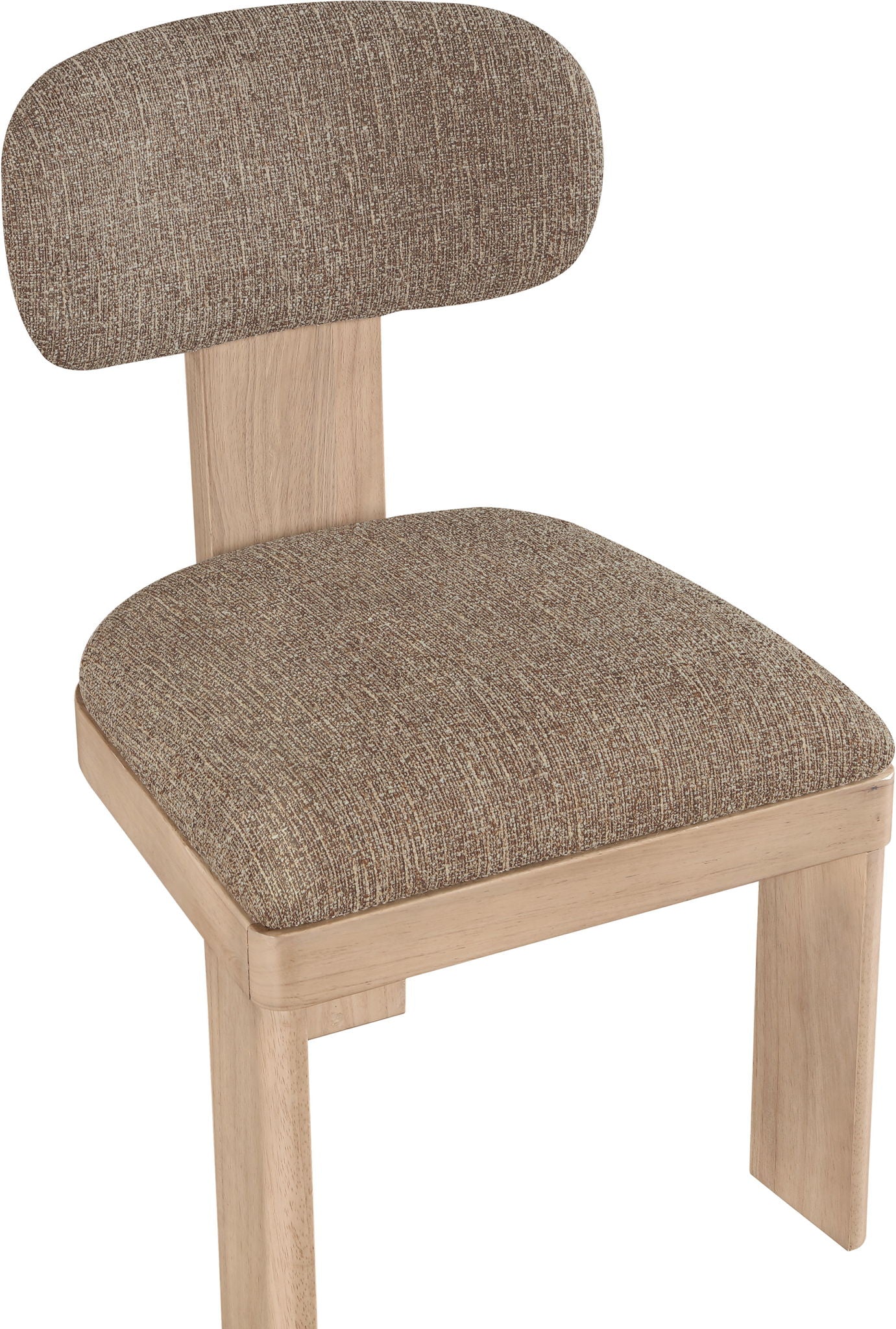 Timbra - Linen Textured Fabric Upholstered Dining Chair (Set of 2) - Natural Base